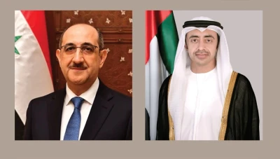 وزيرا الخارجية السوري والإماراتي يبحثان تعزيز العلاقات وتطورات الأوضاع الإقليمية