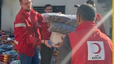 الهلال الأحمر التركي يرسل مساعدات طبية إلى سوريا عبر أول رحلة للخطوط التركية