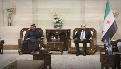 استثمارات كبرى في الأفق؟ رئيس الوزراء السوري محمد البشير يلتقي مجموعة أبوظبي لبحث التعاون الاقتصادي