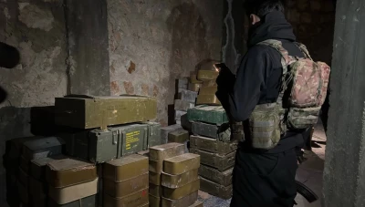 ضبط مستودع أسلـ..ـحة خلال عمليات المسح الأمني في مدينة دير حافر