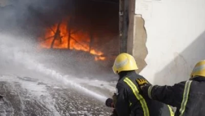 سيجارة تتسبب بحريق كبير في السكن الجامعي