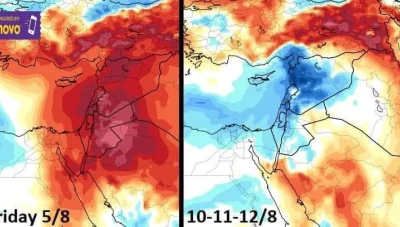 إنتهاء موجة الحر المرهقة عن جميع المناطق السورية
