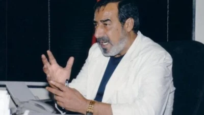 صباح عبيد في أحد مقابلاته التي وصفت بالتاريخية