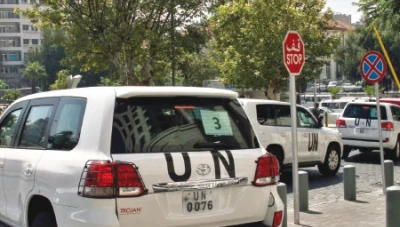 إعلان أثـ.ـار جـ.ـدلا كبيرا... سيارات للأمم المتحدة تباع في دمشق والدفع بالليرة السورية