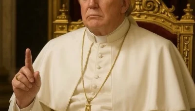 ترمب يظهر بزي البابا على منصته الخاصة ويثير تفاعلاً واسعاً بعد تصريح مفاجئ عن قيادة الكنيسة