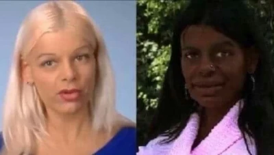 عارضة أزياء ألمانية تغيير لون بشرتها من اللون الابيض للون الاسود