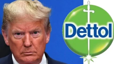 "ديتول" تحذر من اقتراح ترامب حقن مرضى كورونا بمواد التطهير