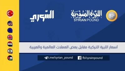 سعر صرف الليرة التركية أمام بعض العملات 27/12/2018	