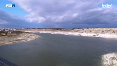 ارتفاع مخزون سد الرستن في حمص خلال الأشهر الماضية