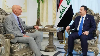 العراق وباراك يبحثان دعم استقرار سوريا وتعافيها الاقتصادي