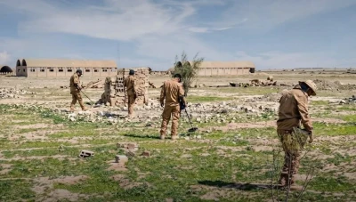 الشركة السورية للبترول تبدأ إزالة الألغـ..ـام في محيط خط “كونوكو” بدير الزور