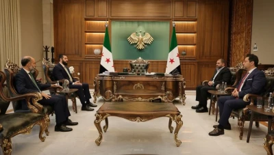 الرئيس أحمد الشرع يلتقي ممثلي شركة تركية متخصصة بالصناعات البحرية