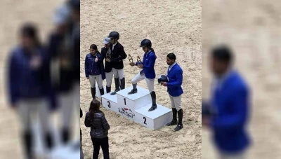 على غير العادة.. شام الأسد تنال المركز الثاني في بطولة محلية للفروسية!