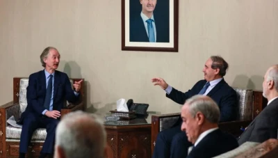 وصول بيدرسن إلى دمشق وتأكيد فيرشينين: بحثنا عن فرصة لتعزيز الحوار بين السوريين