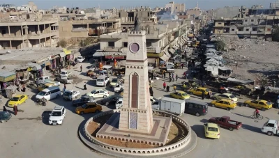 تضرر الشبكات الأرضية يعيق استقرار الكهرباء في مدينة الرقة