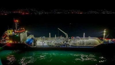 الشركة السورية للبترول تعلن وصول ناقلتي غاز إلى مصب بانياس