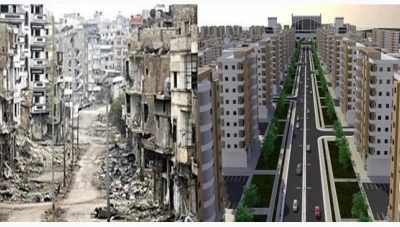 وزير الخارجية الفرنسي: فرنسا مستعدة للمساهمة في إعادة إعمار سوريا ولبنان وغ ـ.ـزة