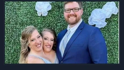 زواج أشهر توأم ملتصق في العالم: آبي وبريتاني هانسيل تتزوجان جنديًا أميركيًا