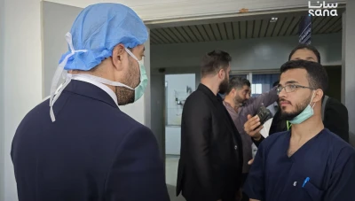 وزير الصحة يتفقد الجرحى ويؤكد جاهزية المشافي والخدمات الطبية في حلب