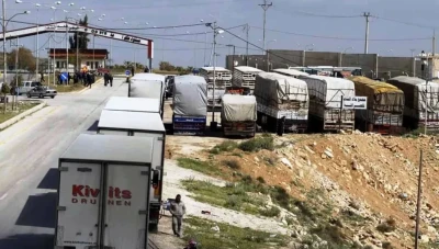 وزارة الصناعة الأردنية: استكـمال إجـراءات دخـول الشاحنات إلى سوريا عبر الحدود الأردنية