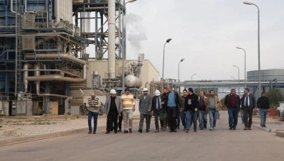 وزير الكهرباء السوري ووفد إيطالي يتفقدون محطة دير علي بريف دمشق