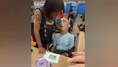 بالفيديو.. امرأة تصطحب جثة عمها إلى البنك للحصول على قرض