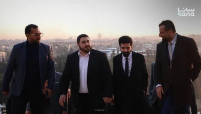 زيارة مندوب سوريا الدائم لدى الأمم المتحدة إلى حيي الأشرفية والشيخ مقصود في حلب