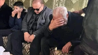 ممثلة سورية تثـير الجدل باطلالتها خلال عزاء شادي زيدان