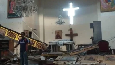 بطريرك أنطاكية يتهـ.ـم الحكومة السورية بتقاعسها بعد تفـ.ـ جير كنيسة مار إلياس ويعلن يوم حداد