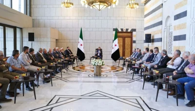 وفد من السويداء يلتقي الرئيس الشرع في قصر الشعب لمناقشة ورقة مطالب بثلاثة مستويات