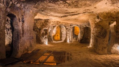 اكتشاف المدينة الغامضة تحت الأرض في تركيا مساحة كبيرة تتسع للآلاف ولغز هام