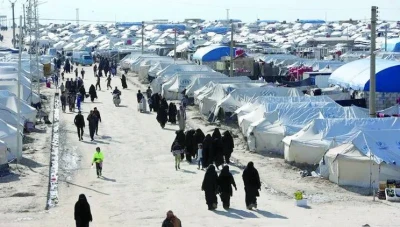 تعليق خدمات أممية في مخيم الهول يثير تساؤلات السكان حول المياه والغذاء والأمان