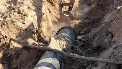 إعادة تأهيل خط مياه رئيسي بحلب لتحسين الخدمات