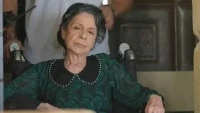 سامية الجزائري على كرسي متحرك.. صورة مفاجئة تثير قلق جمهورها!