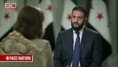 الشرع في "60 دقيقة": محاكمة الأسد.. عقوبات.. وتحذير لإسرائيل