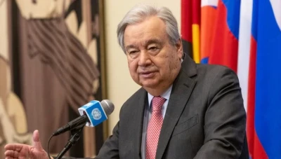 غوتيريش: العمـ.ـلية السياسية في سوريا تسير في الاتجـاه الصحيح