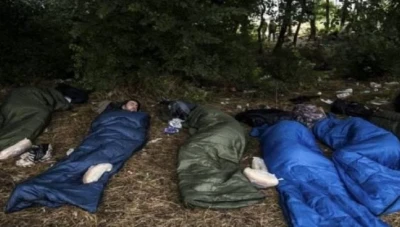 سوريون عالـ.ـقون في صربيا