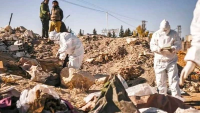 اكتشاف مقـ.ـبـرة جمـ.ـاعية قرب حاجز “ سـ.ـيىء السمعة” في درعا