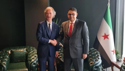 لقاء بين بدر جاموس وإيثان غولدريتش: تعـزيز الضـغـط الدولي لتحقـيق حلول سـياسية في سوريا