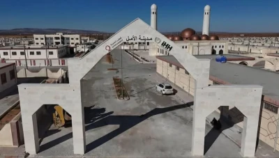 وزيرة قطرية تصل إلى إعزاز لافتتاح مشروع "مدينة الأمل" السكنية للنازحين