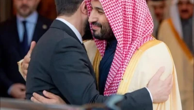 حازم الشرع يظهر لأول مرة في الوفد المرافق للرئيس السوري في زيارته للسعودية: تسـاؤلات حول منـصبه ودوره الدبلوماسي