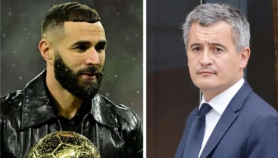 وزير الداخلية الفرنسي يواصل هجومه على بنزيما