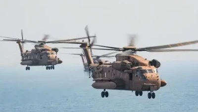 مروحية إسرائيلية تهبط في السويداء بالتزامن مع غارات جوية داخل سوريا