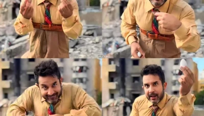 حسين مقدم يعلن بحـزن عن دمـار منزله بالكامل بسبب الأوضـاع الراهـنة