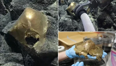 اكـتشـاف غـامـض في أعماق المحيط الهادئ: جسـم ذهبي يثـير تسـاؤلات العلماء