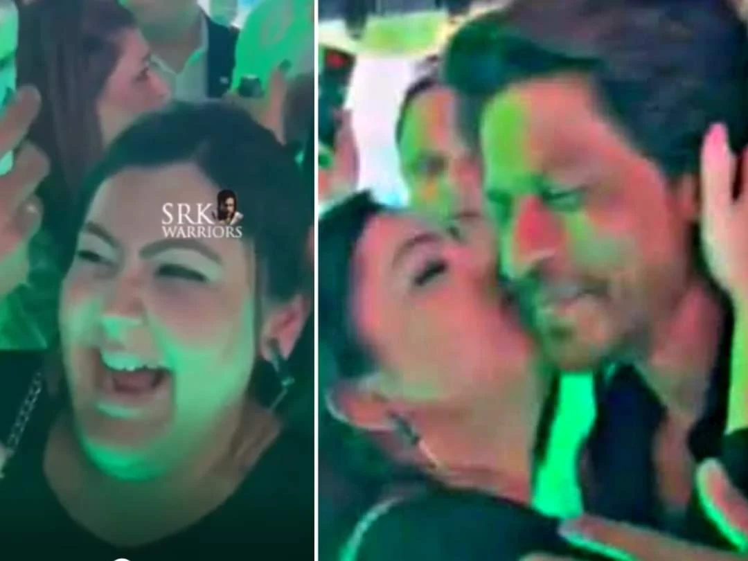 لحظة غير متوقعة: معجبة تقبل النجم شاروخان بالقوة وتثير مطالبات بمحاسبتها