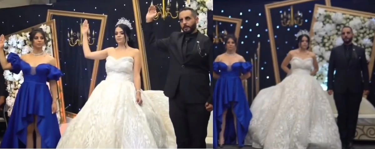 أغرب حفل زواج... عائلة قومية اجتماعية واحدة ذات رسالة خالدة !؟ فيديو