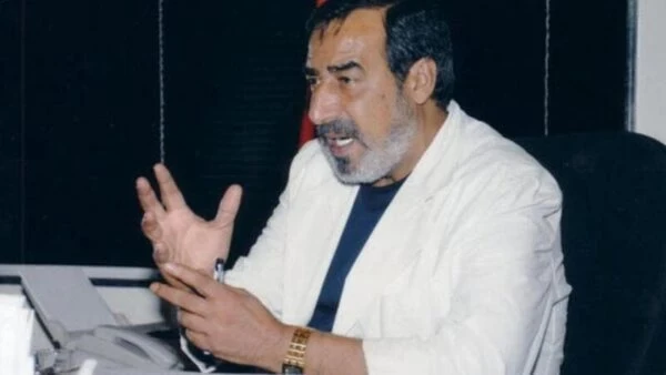 صباح عبيد في أحد مقابلاته التي وصفت بالتاريخية