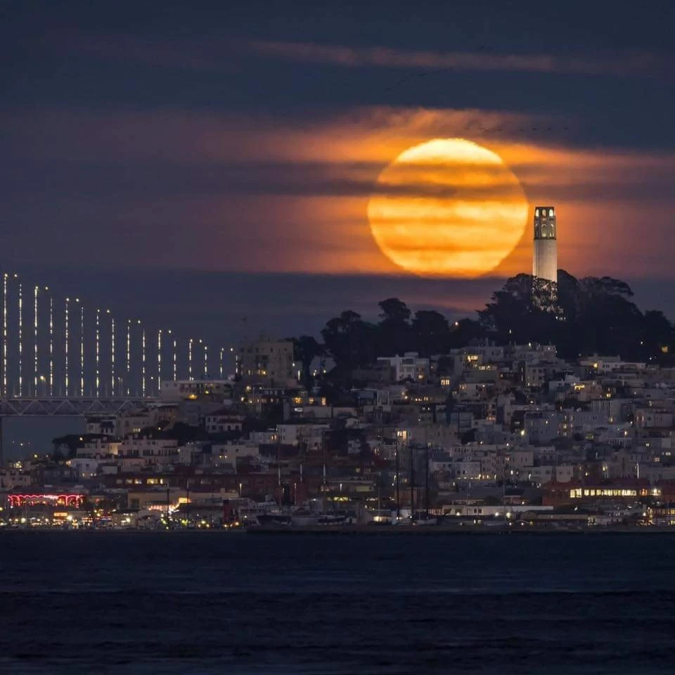 صور لقمر البدر العملاق الرابع والأخير لعام 2022