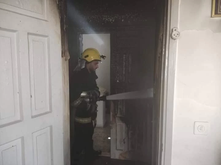 طنجرة زيت تتسبب بانـ.ـدلاع حـ.ـريق كبير (صور)